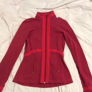 Lululemon pink zip up sweater